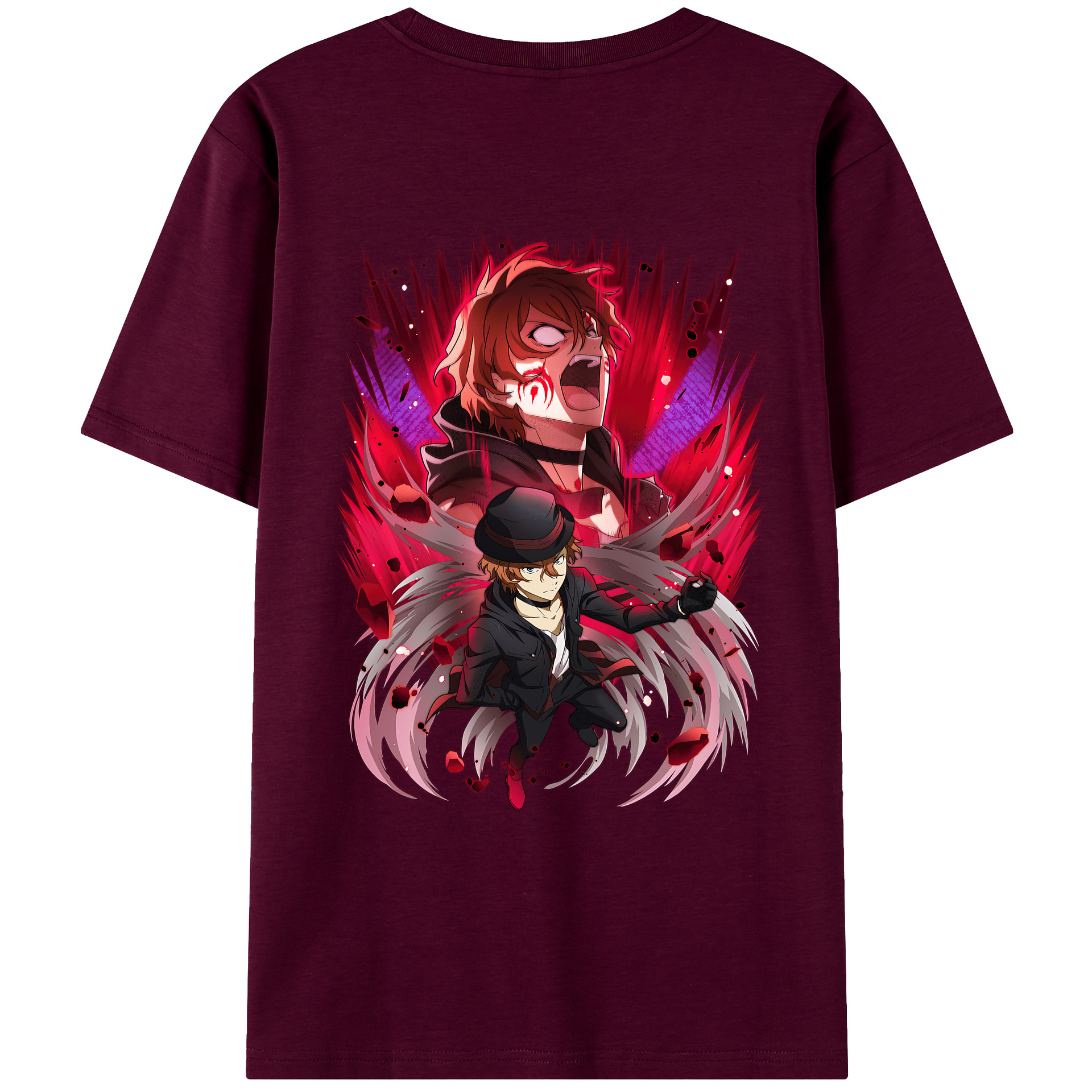 （画像用） 文豪ストレイドッグス Bungo Stray Dogs レディース半袖Tシャツ(バックプリント)